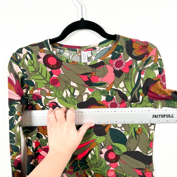 & Other Stories Top Womens UK 14 Boho Hippie Floral Vibrant Blouse Y2K Ladies - Picture 6 of 9